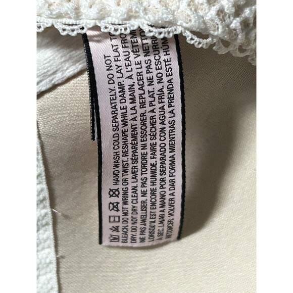 34DD BRIDAL Ivory Victorias Secret Dream Angels Floral Long Line Demi UW Bra - Picture 8 of 8